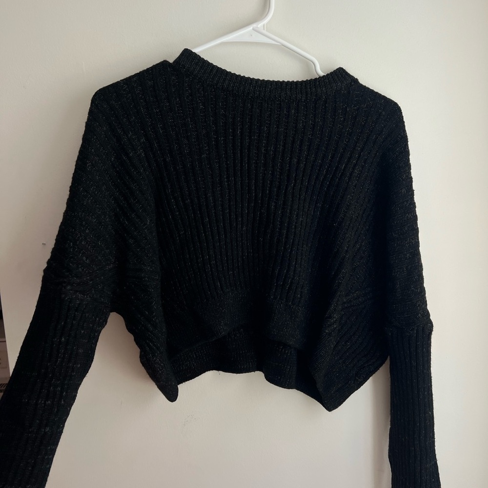 Urban Outfitters Black Ribbed Sweater